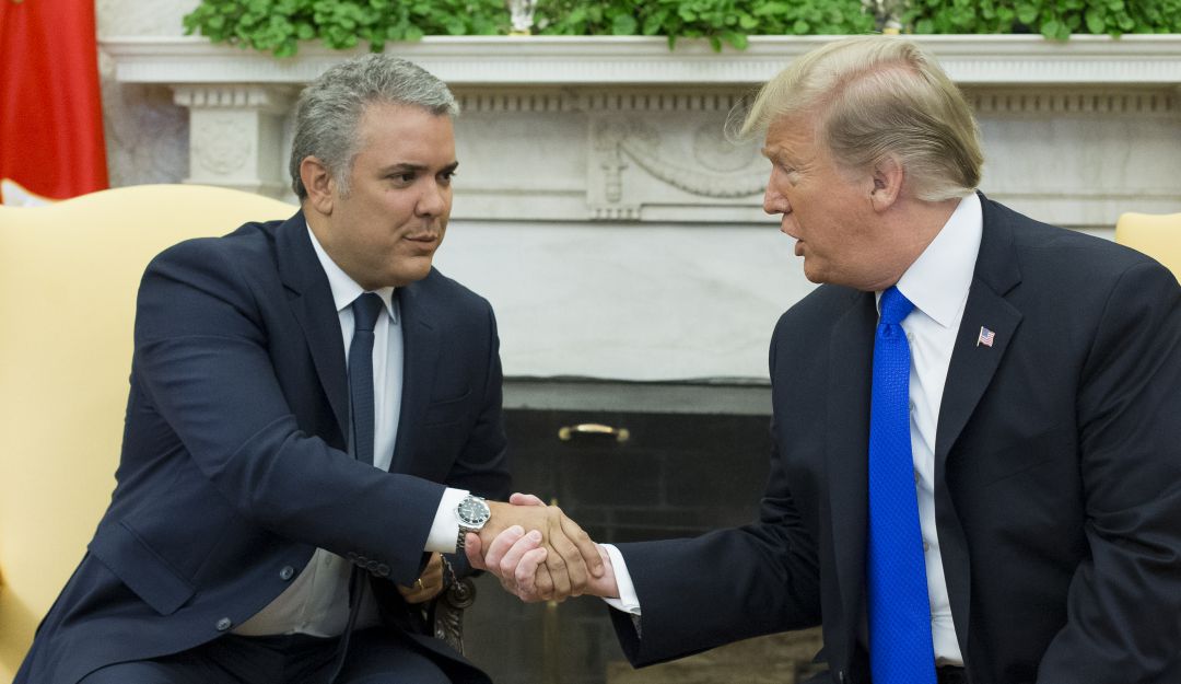 Ivan Duque y Donal Trump: Duque agradeció a Donald Trump por apoyo en lucha contra narcotráfico