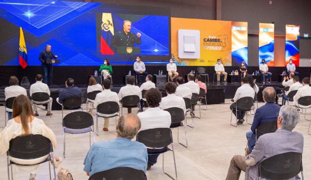 Nuevos operadores de energía: Duque: "hoy empieza la nueva historia de energía en la Costa"