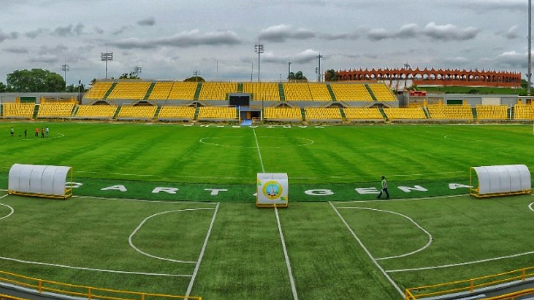 Dimayor avala condiciones del estadio Jaime Morón de Cartagena
