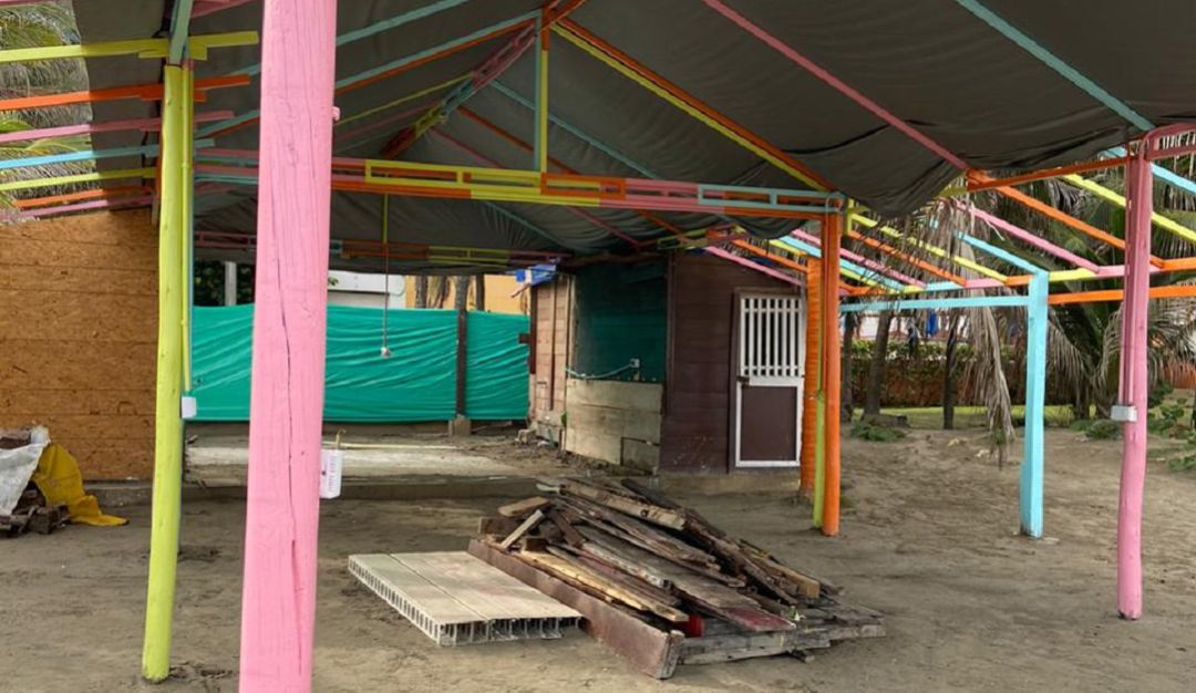 Construcción ilegal en Cartagena: Denuncian presunta construcción ilegal en zona de bajamar en Cartagena