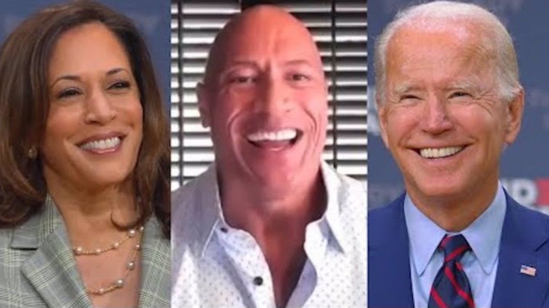 'La Roca' anunció que votará por Joe Biden en las elecciones de EE.UU.