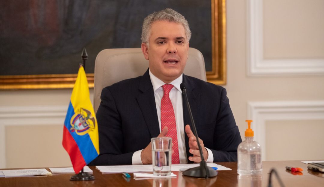 BOGOTÁ, 22 de septiembre de 2020. El presidente Iván Duque en el programa Prevención y Acción (Externos - Colprensa)