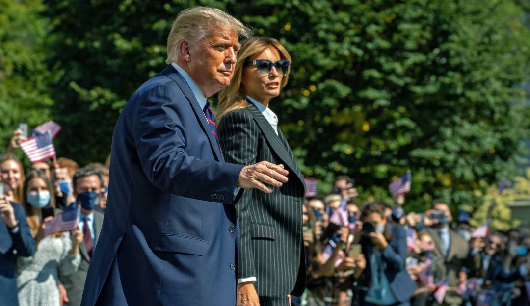 Trump contagiado de Covid-19: Trump y la primera dama tienen síntomas leves de Covid-19
