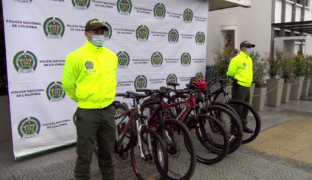 Biciletas robadas en Manizales: Autoridades recuperan 6 bicicletas que habían sido robadas en Manizales