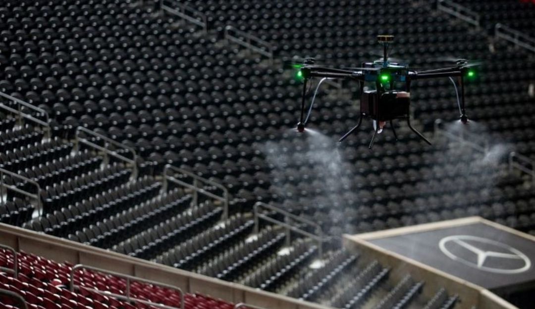 Limpieza de estadios: Drones y robots: las soluciones tecnológicas para desinfectar estadios