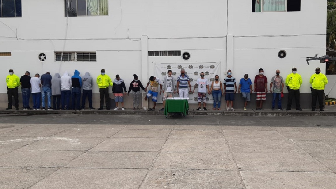 Capturan a 19 integrantes de la banda 'Los Sayayines' en Tuluá