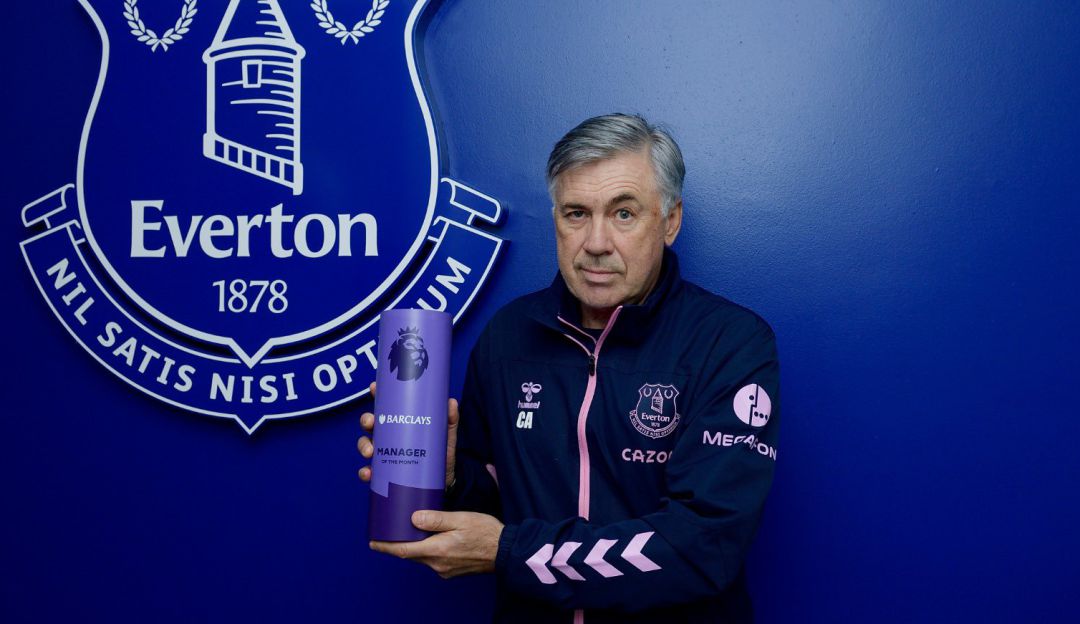 Everton FC James Rodríguez: Carlo Ancelotti gana premio a mejor DT del mes y agradece a sus jugadores