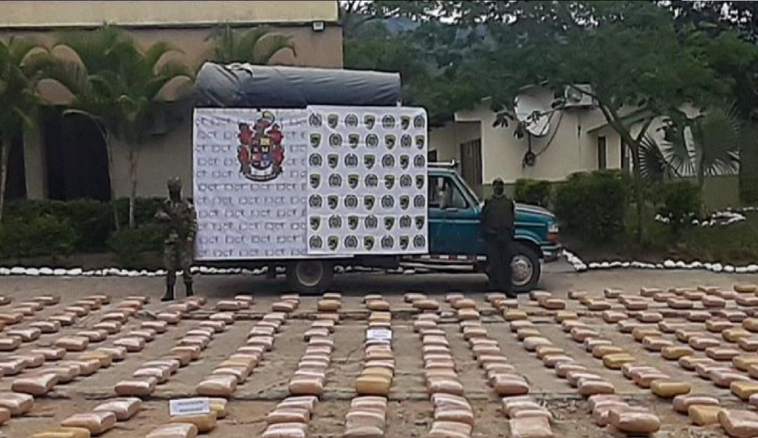 Marihuana incautada: Incautan dos toneladas de marihuana en vías del Huila