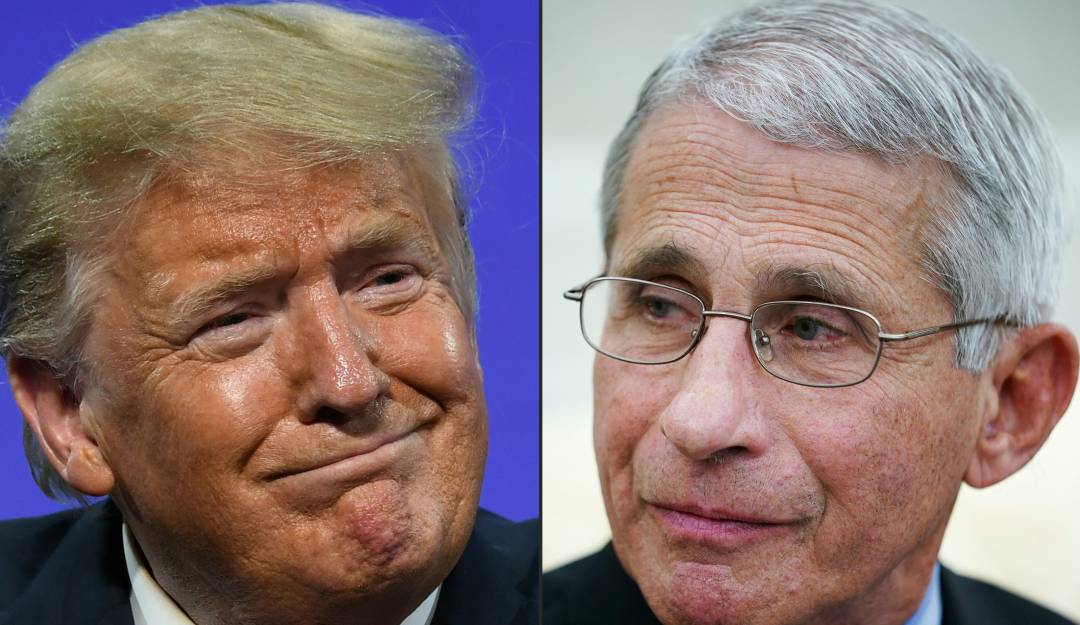 Nuevo disgusto entre Donald Trump y Anthony Fauci: Anthony Fauci, molesto por comercial de Trump que manipula sus palabras