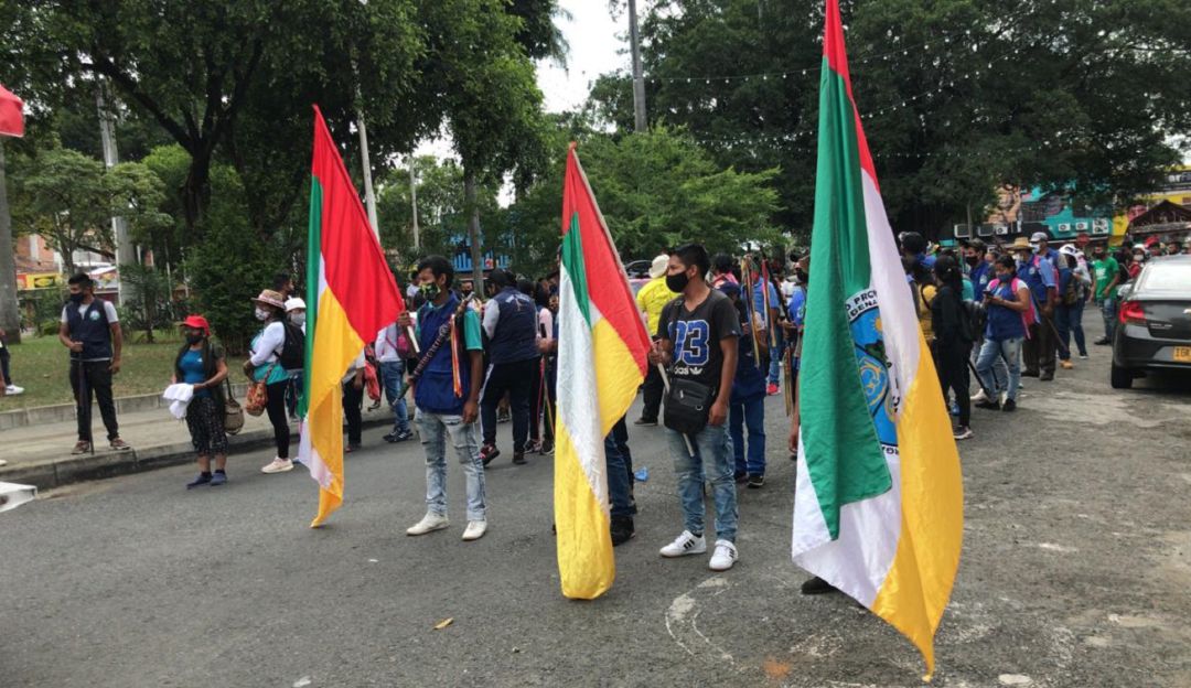 Comunidades indígenas del Valle se suman a la minga: Comunidades indígenas del Valle se suman a la minga