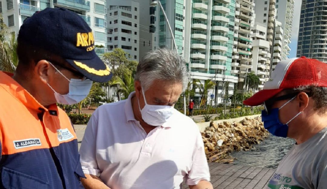 Controles en muelles y playas de Cartagena: Realizan intervenciones a muelles, establecimientos y playas en Cartagena
