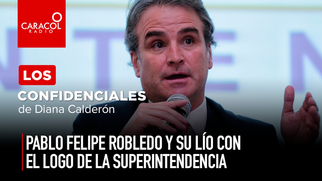 Pablo Felipe Robledo y su lío con el logo de la Superintendencia
