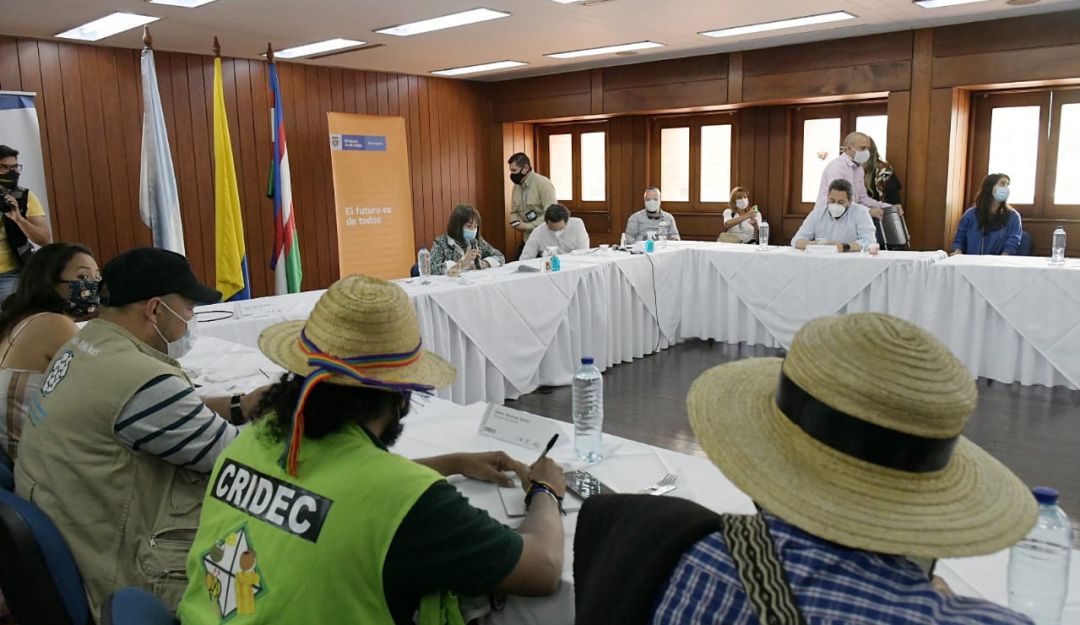 Minga indígena 2020: Líderes indígenas se levantan de la mesa de diálogo con Gobierno Nacional