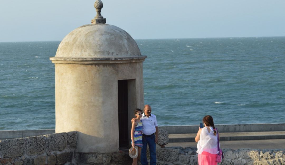 Fotos y videos en murallas de Cartagena: Fotos y videos en las murallas de Cartagena no están prohibidas