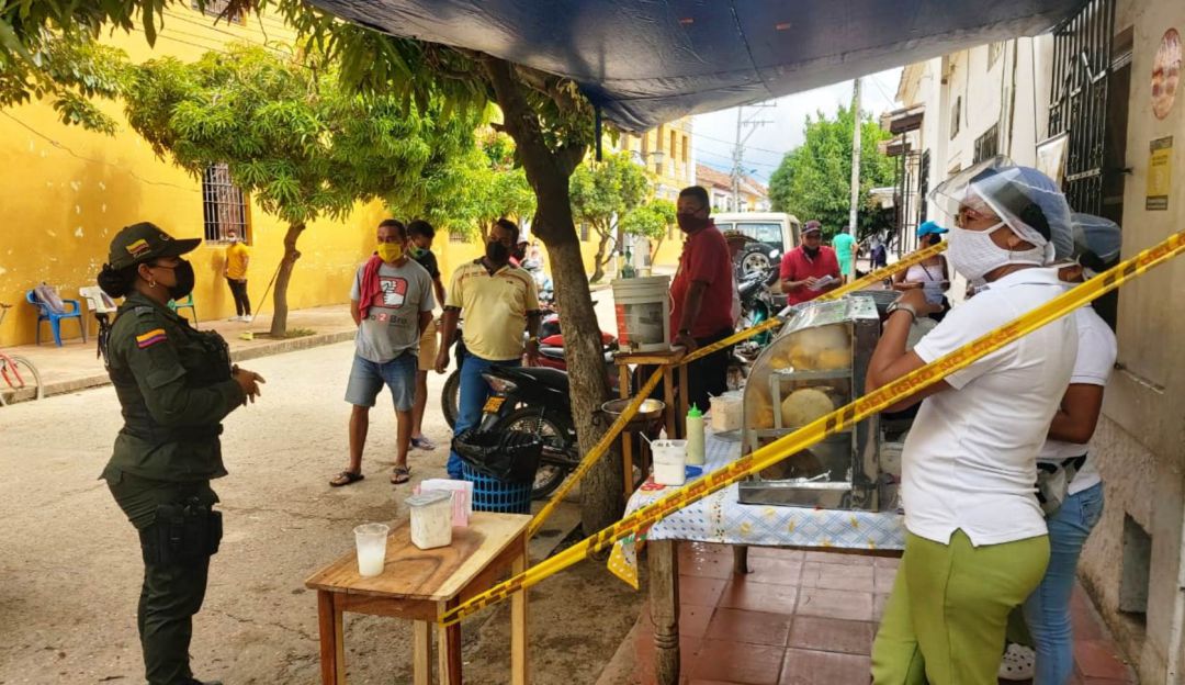 extorsión Mompox: Campaña contra la extorsión de la Policía de Bolívar llegó a Mompox