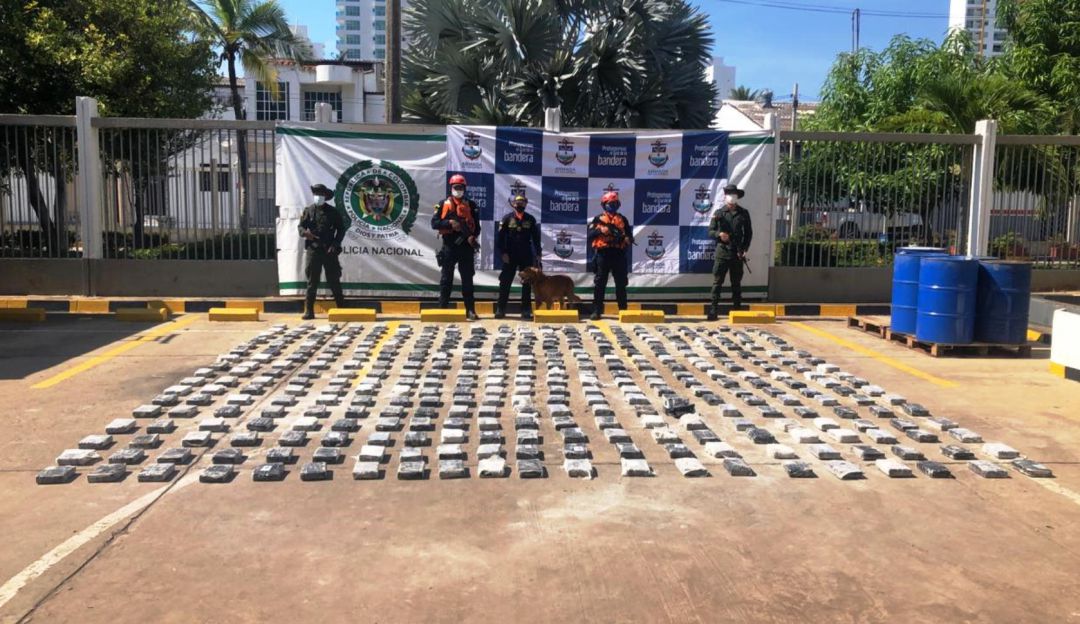 cocaína en Cartagena: Incautan cerca de 400 kilos de cocaína en Cartagena