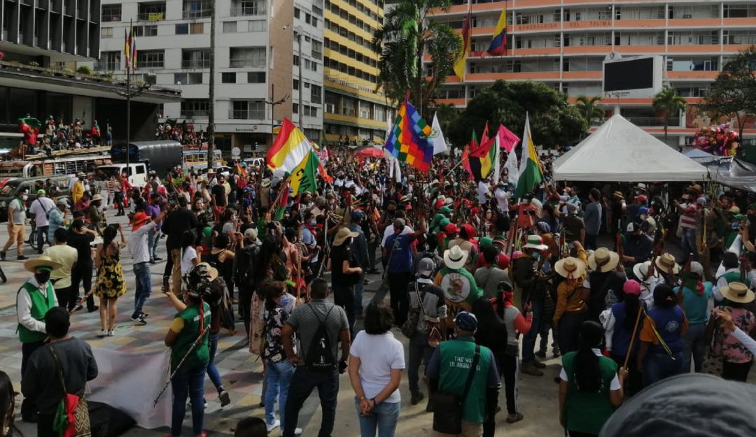 Tolima: Siete mil indígenas llegaron a Ibagué