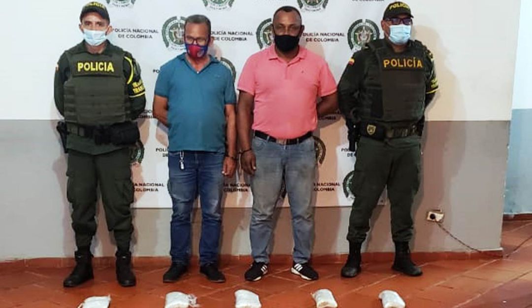 marihuana Calamar: Incautan cerca de 12 kilos de marihuana en la vía a Calamar