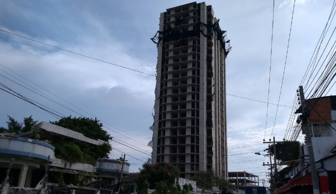 Edificio Aquarela en Cartagena: En Cartagena Agencia Jurídica del Estado pide demolición total de Aquarela