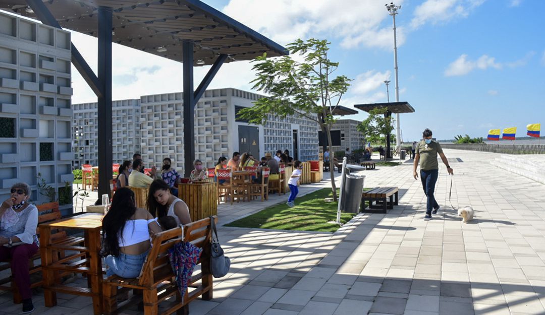 Gastronomía y turísmo en Barranquilla: La gastronomía y el turismo se reactivan en El Gran Malecón de Barranquilla