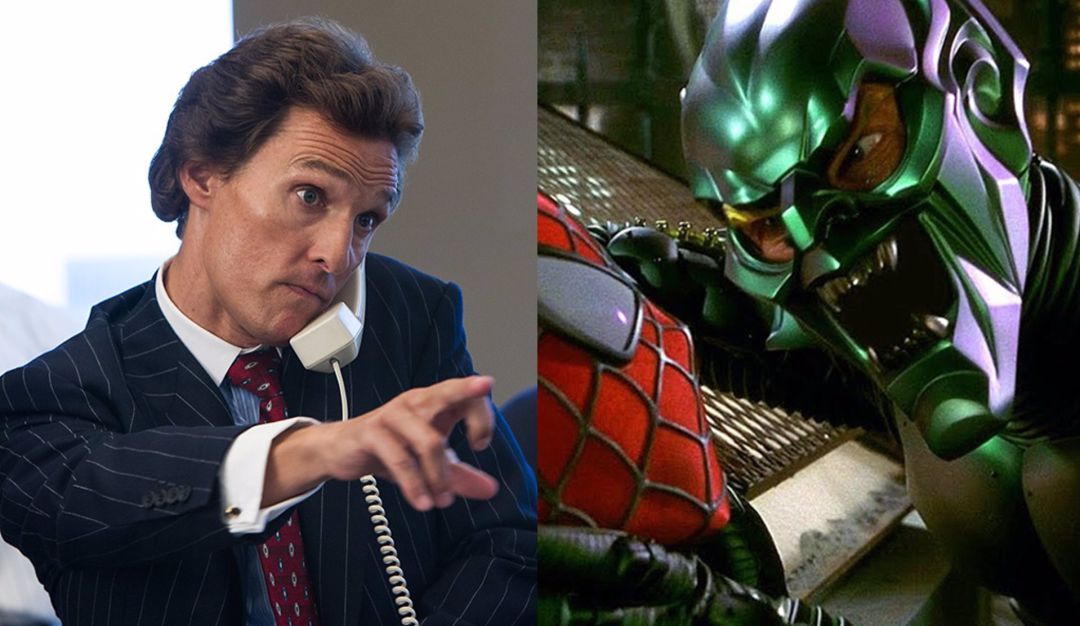 Duende Verde UCM: Marvel quiere a Matthew McConaughey como Duende Verde en Spider-Man 3
