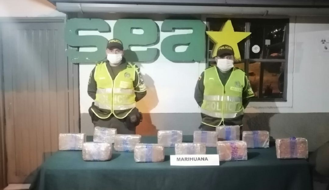 Marihuana incautada