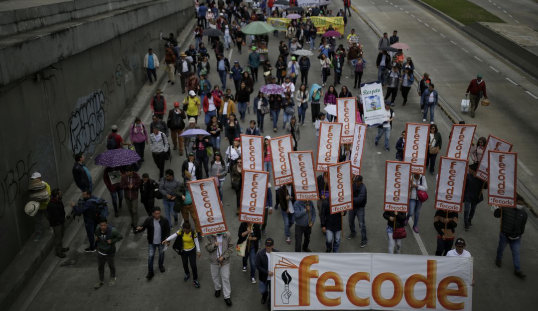 Para nacional de Fecode: Arranca el paro nacional de 48 horas convocado por Fecode
