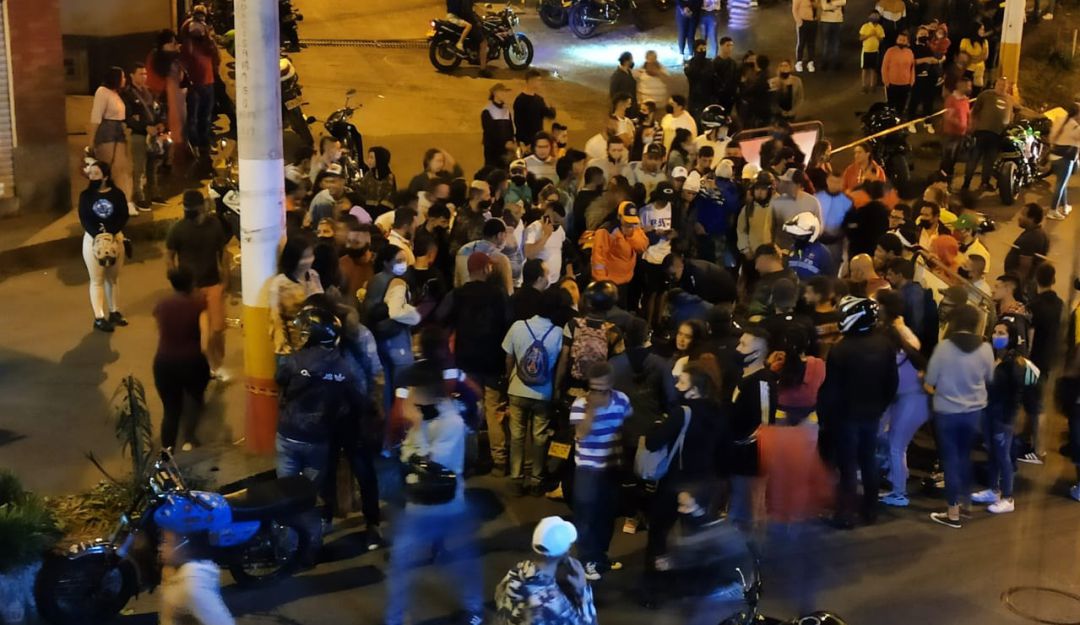 Foto cortesía: Lugar donde se estaría realizando el evento de exhibición de motos