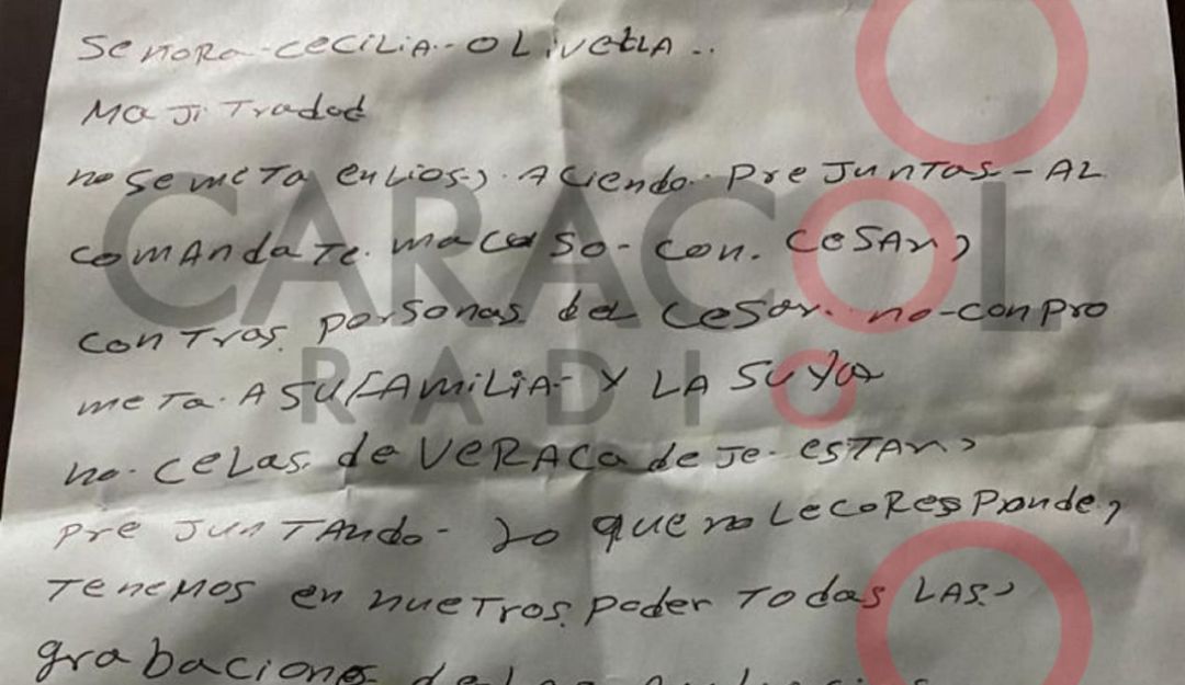 Amenazas de las AUC: Amenazan a magistrada que adelanta audiencias de Salvatore Mancuso