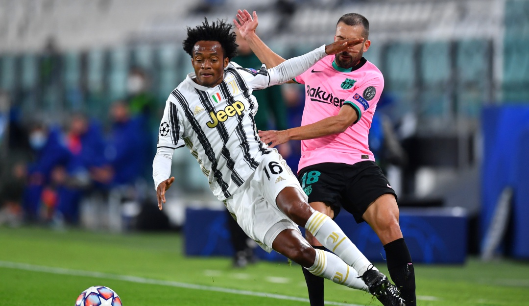 Cuadrado Juventus Barcelona Champions: Con Cuadrado los 90 minutos, Juventus perdió en casa con Barcelona
