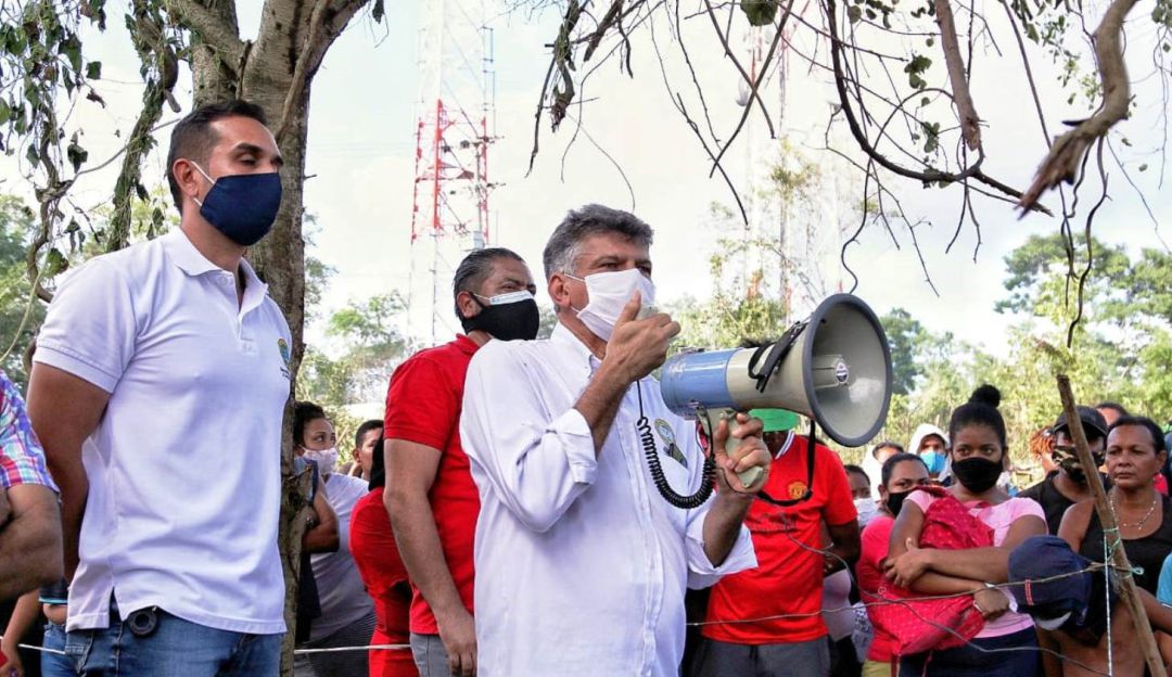 Albornoz: Predio que quieren invadir en Albornoz es zona con riesgo de deslizamientos