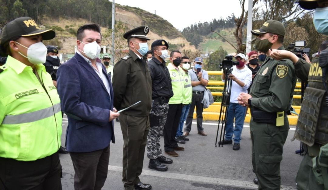 Rumichaca: Coordinan acciones de seguridad para reapertura de la frontera
