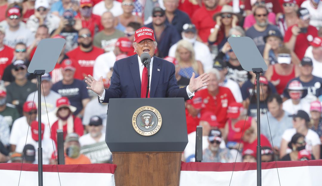 Trump Biden Colombia: En recta final, Trump insiste en que Biden se rindió a narcos en Colombia