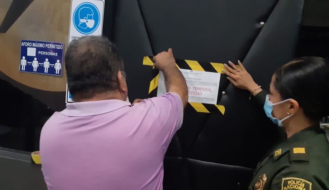 Cierran discoteca en Barranquilla: Cierre temporal a discoteca en Barranquilla por permitir fiesta