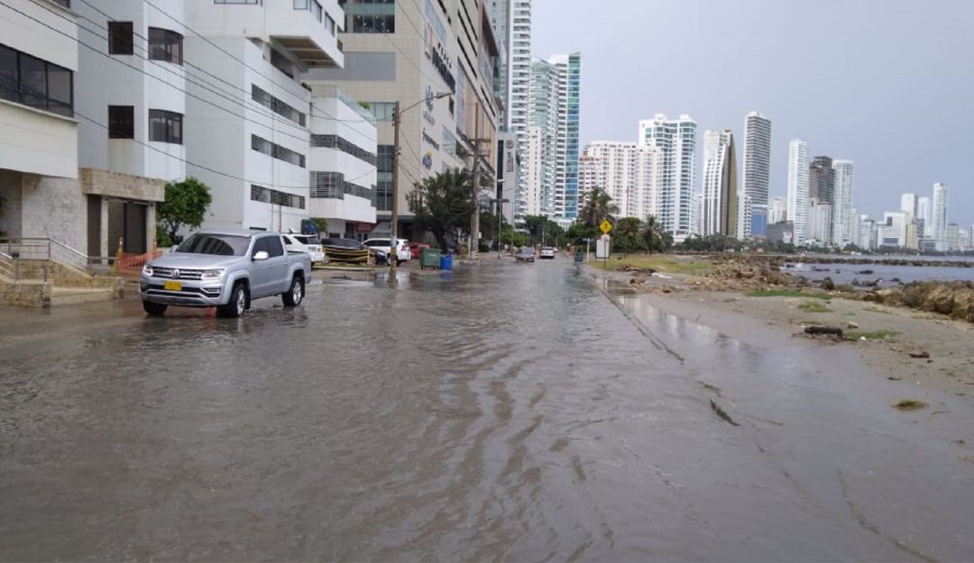 Lluvias en Cartagena: En Cartagena aumentan las lluvias por la llegada de ondas tropicales