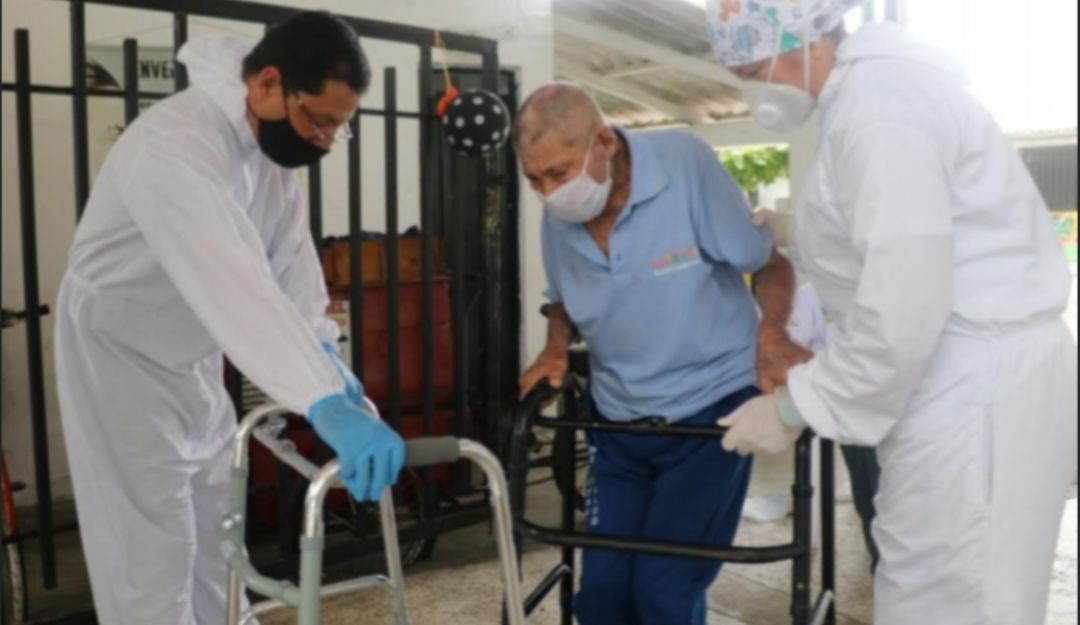 Personas en condición de discapacidad en La Dorada: Personas en condición de discapacidad reciben elementos de apoyo