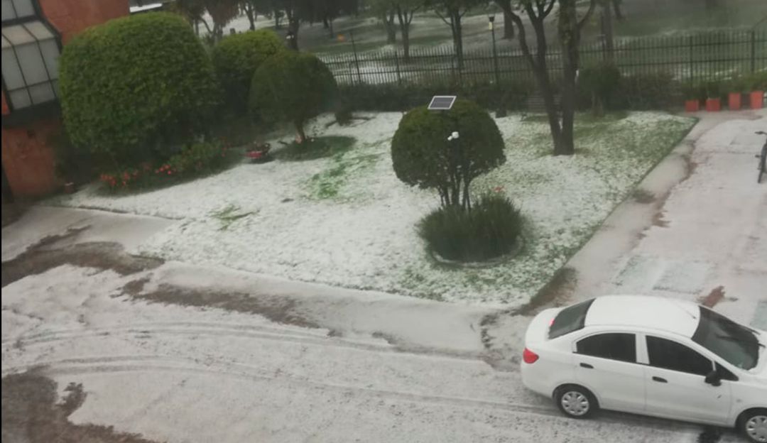 Lluvias en Bogotá: Videos: Reportan aguaceros (con granizo) en varias partes de Bogotá