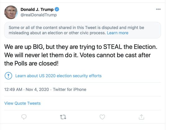 USA Elecciones 2020: Joe Biden: “Tenemos que mantener la fe en un buen resultado” USA Elecciones 2020: Joe Biden: “Tenemos que mantener la fe en un buen resultado”
