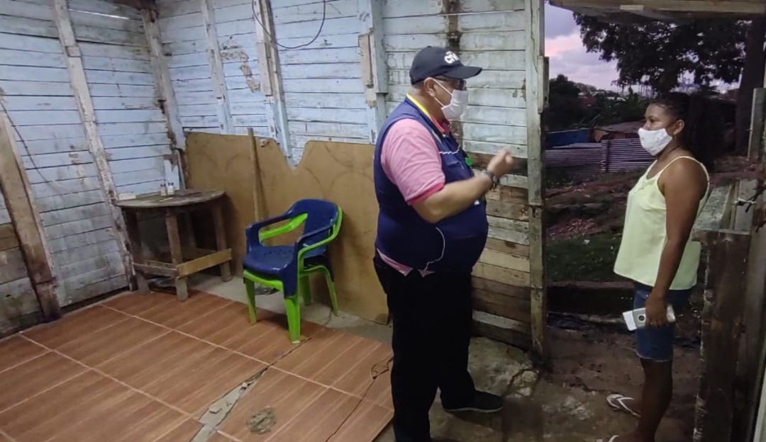 Albornoz: Tres familias desalojaron voluntariamente sus casas en Albornoz