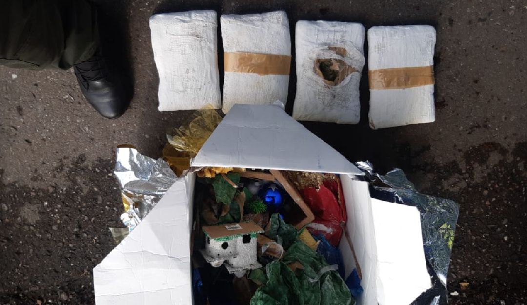 Incautación de 2 mil gramos de marihuana
