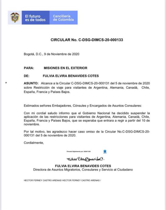 Colombia ya no restringir谩 la entrada a viajeros de seis pa铆ses: Colombia ya no restringir谩 la entrada a viajeros de seis pa铆ses Colombia ya no restringir谩 la entrada a viajeros de seis pa铆ses: Colombia ya no restringir谩 la entrada a viajeros de seis pa铆ses