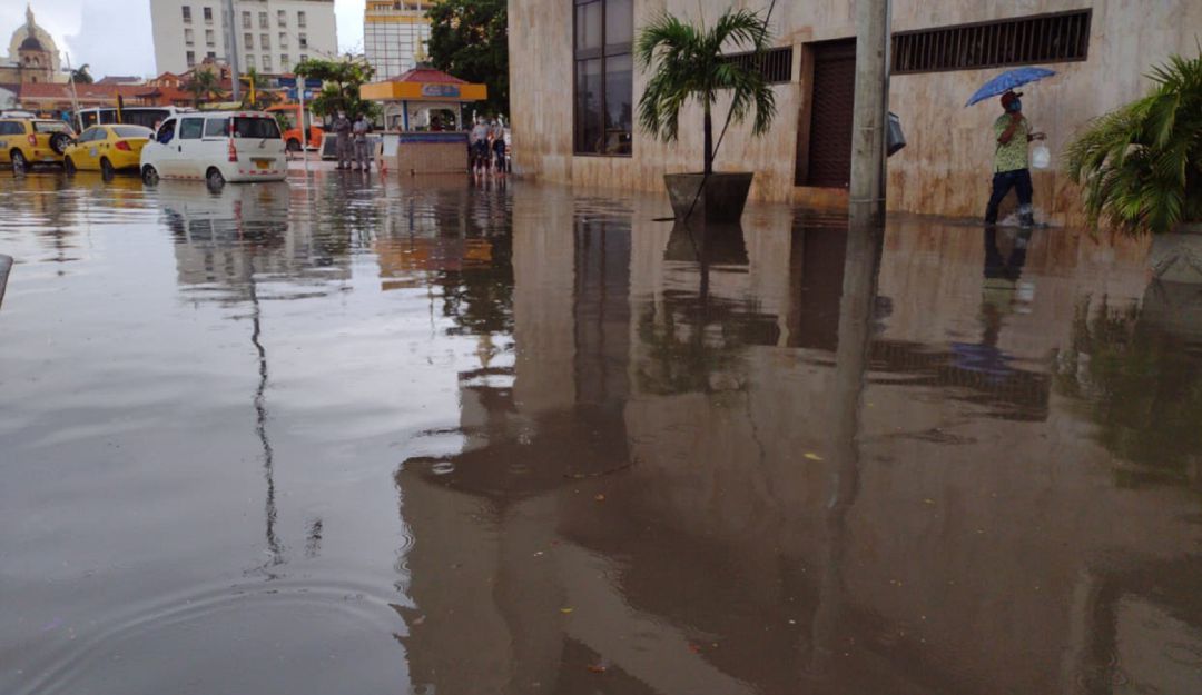 Invierno en Cartagena: Cartagena colapsada por las fuertes lluvias