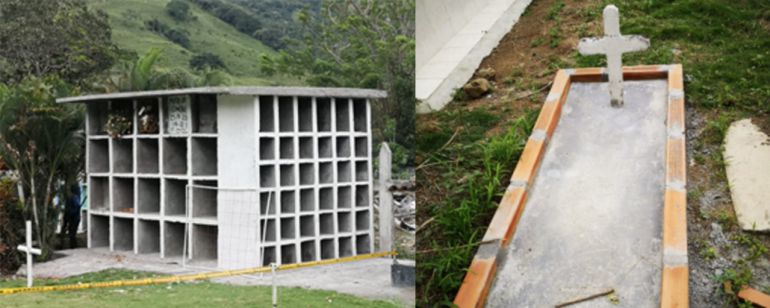 JEP: Intervenciones y construcciones no autorizadas en el cementerio de Dabeiba