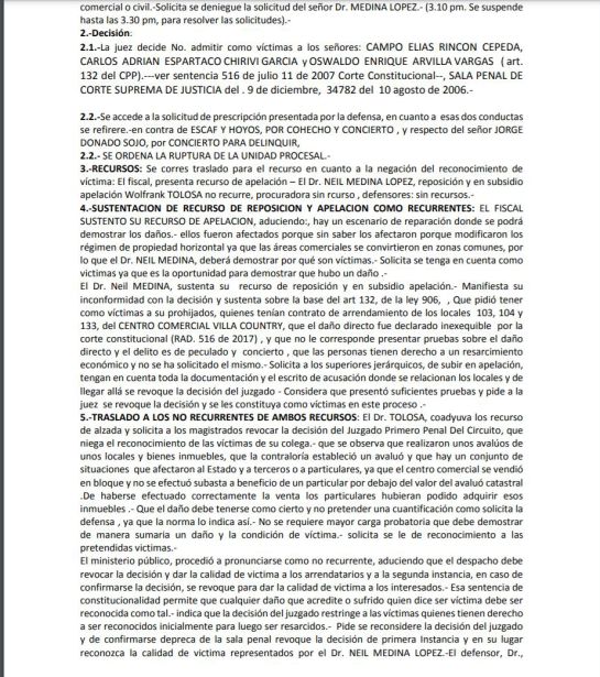 Prescribieron delitos a tres procesados por el caso DNE Prescribieron delitos a tres procesados por el caso DNE