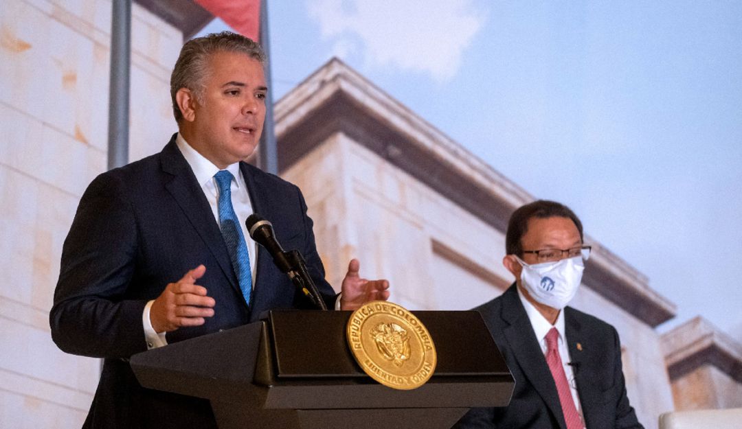 Presidente Duque asegura que paramilitares no deben estar en la JEP: Duque insiste en que paramilitares no deben tener cabida en la JEP