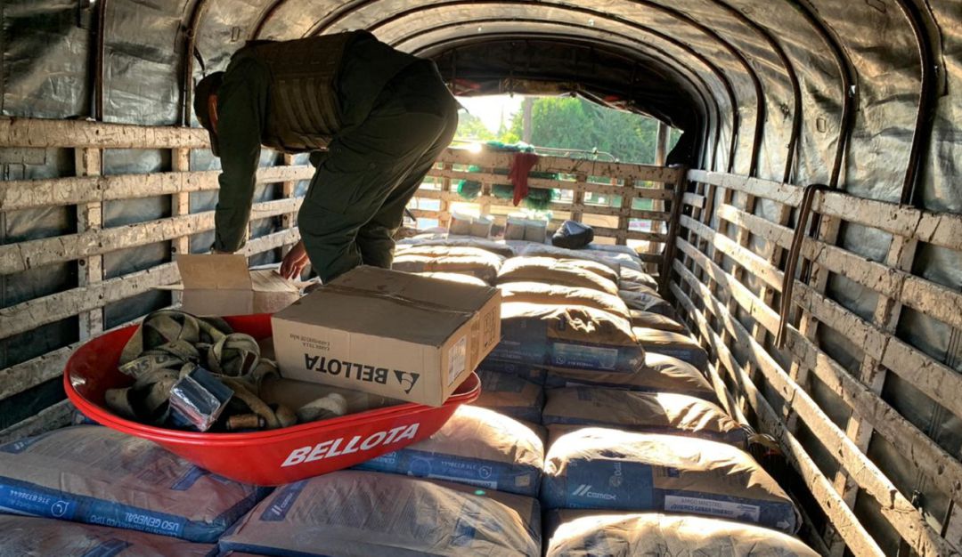 Contrabando en Bolívar: Incautan 14 toneladas de cemento de contrabando en el sur de Bolívar