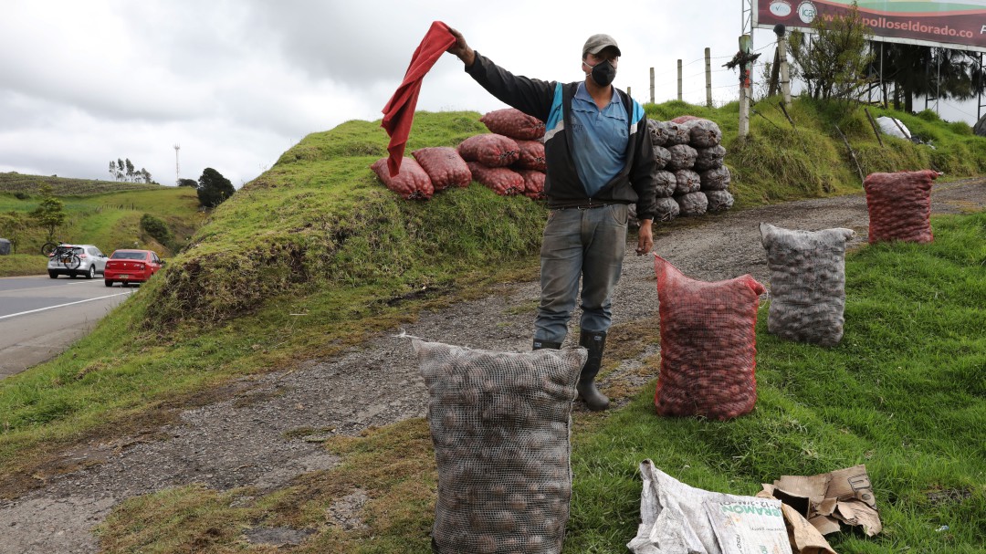 Los paperos de Boyacá también están en contra de la Reforma Tributaria