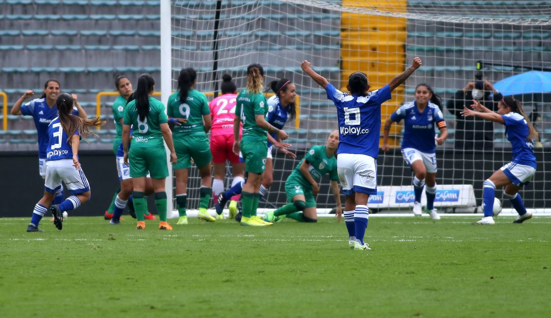 Fútbol femenino Colombia: Millonarios ganó y se clasificó a los cuartos de final de la Liga Femenina