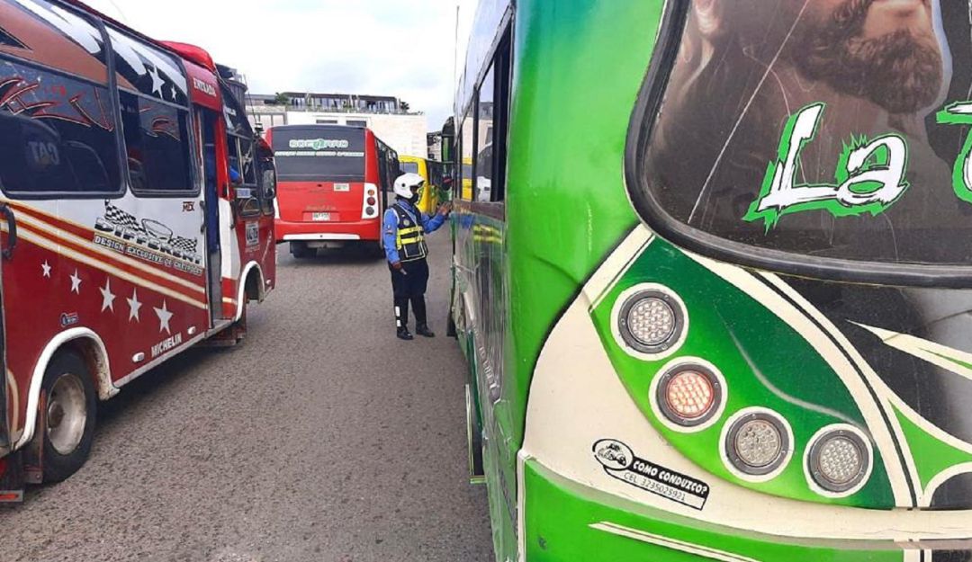 Transporte público: Operativos de control en Cartagena para el transporte público colectivo