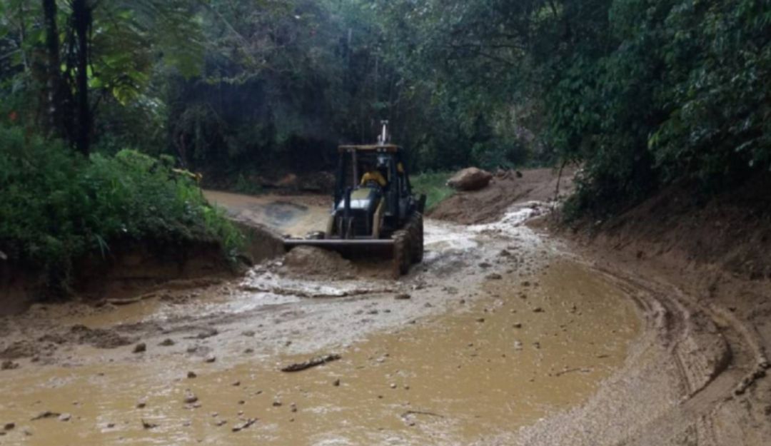 Probabilidad de deslizamiento en Caldas: 18 de los 27 municipios de Caldas en alerta naranja por las lluvias